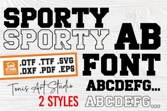 Ab Sporty: The Bold Display Font for Athletic Branding