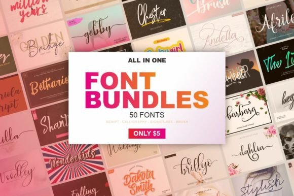All in One Font Bundles for Modern Web Typography