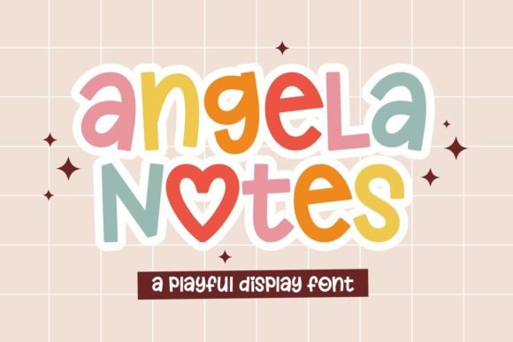 Angela Notes: The Whimsical Typeface for Memorable Branding