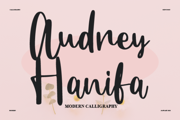 Audrey Hanifa: The Handwritten Typeface for Modern Editorial Design