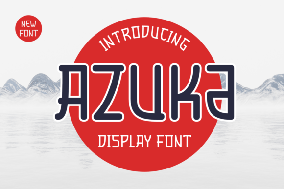 Azuka: A Samurai-Inspired Display Font for Crafters