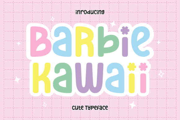 Barbie Kawaii: The Playful Display Font for Modern Editorial Design