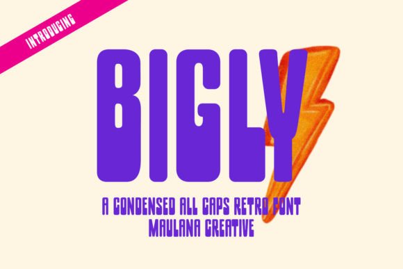 Bigly: The Condensed Retro Sans Serif Font for High-Impact Campaigns