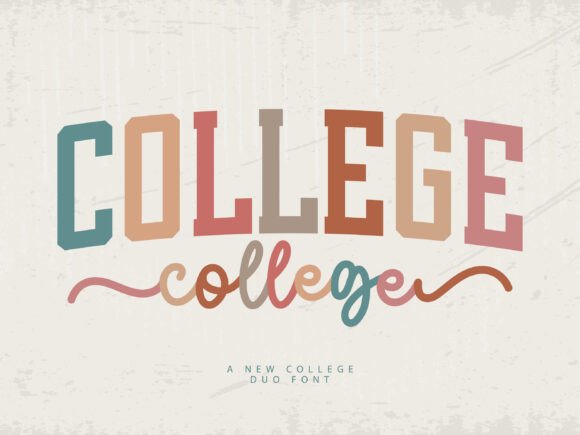 College Duo: The Premium Display Font for Professional Branding