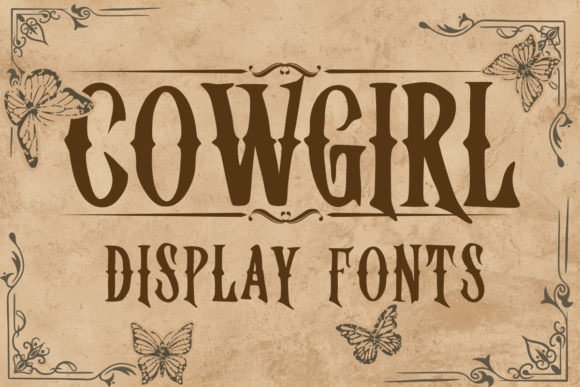 Cowgirl: The Bold Western Display Font for High-Impact Marketing
