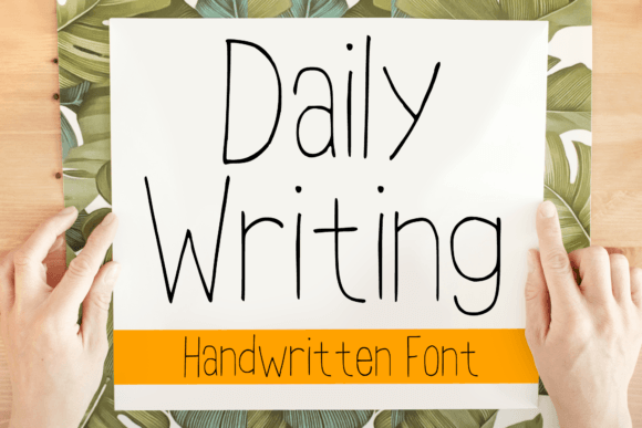 Daily Writing: The Perfect Handwritten Font for Small Business Branding