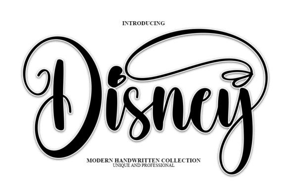 Disney: The Delicate Handwritten Font for Unique Campaign Design