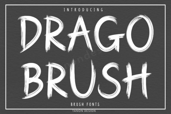 Drago Brush: The Handwritten Typeface for High-Impact Campaigns