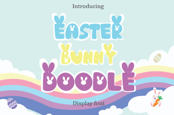 Easter Bunny Doodle Typeface Review for Playful Branding