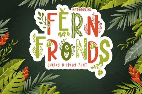 Fern Fronds: A Serene Freebie Font for Nature-Inspired Design