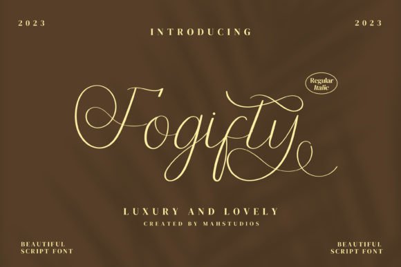 Fogifty: The Modern Script Handwritten Font for Luxury Craft Designs