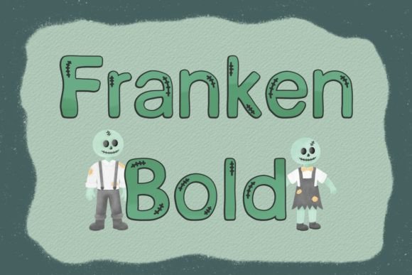 Franken Bold Font: The Spooky Display Typeface for Digital Design