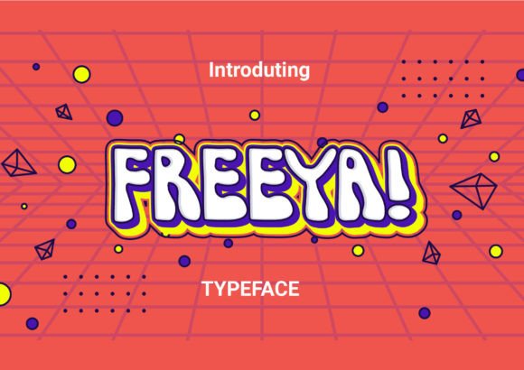 Freeya Font: A Retro Display Typeface for Editorial Design