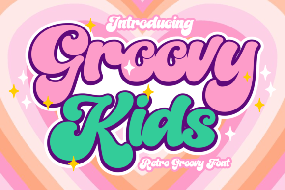 Groovy Kids: The Quirky Display Font for Modern Digital Brands