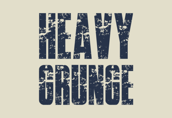 Heavy Grunge: The Distinctive Typeface for Bold Editorial Design