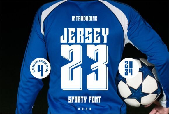 Jersey 23: A Bold Typeface for Modern Editorial Design