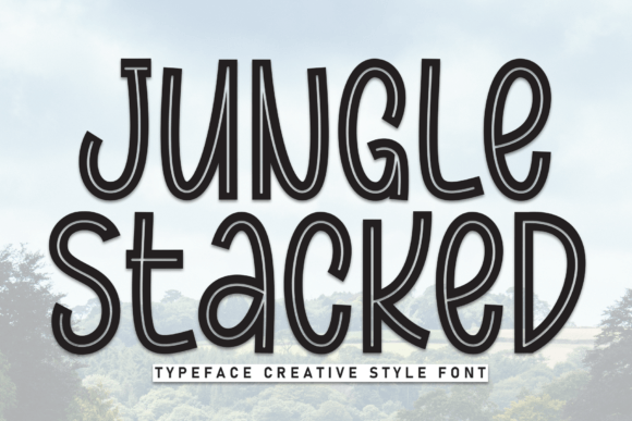 Jungle Stacked: The Bold Display Font for Standout Branding