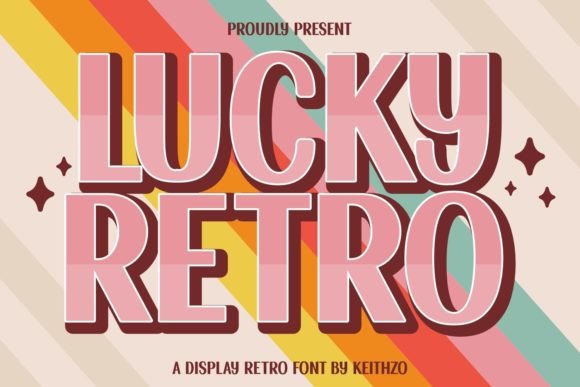 Lucky Retro: A Vibrant Display Typeface for Modern Web Design