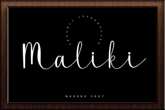 Maliki: The Handwritten Font That Transforms Your Brand Identity