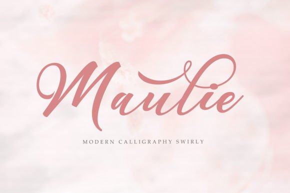 Maulie Script: The Elegant Handwritten Typeface for Makers