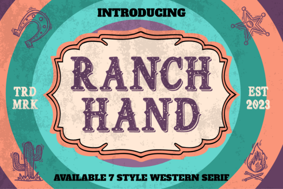 Ranch Hand: The Wild West Display Font for Bold Branding
