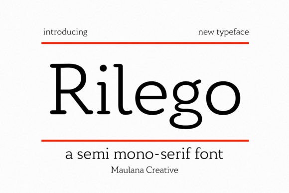 Rilego: The Perfect Serif Font for Handmade Labels and Shop Branding
