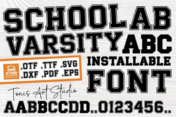 School Varsity: A Bold Display Typeface for Modern Web Design