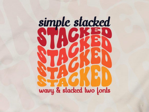 Simple Stacked: A Retro Groovy Typeface for Creative Brands