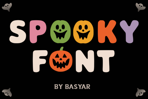 Spooky Font: A Playful Typeface for Festive Digital Designs