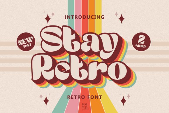 Stay Retro: The Vintage Display Font for Editorial Design