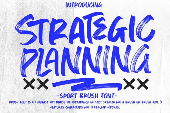 Strategic Planning Typeface for Bold Digital Branding