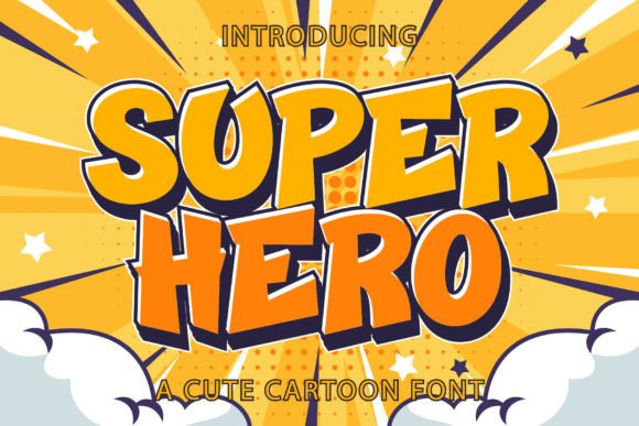 Super Hero: The Bold Display Font for Handmade Creators