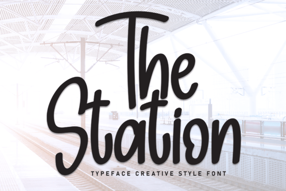 The Station Font for Creative Web Design and Branding