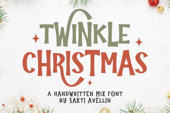 Twinkle Christmas: The Festive Display Font for Holiday Makers