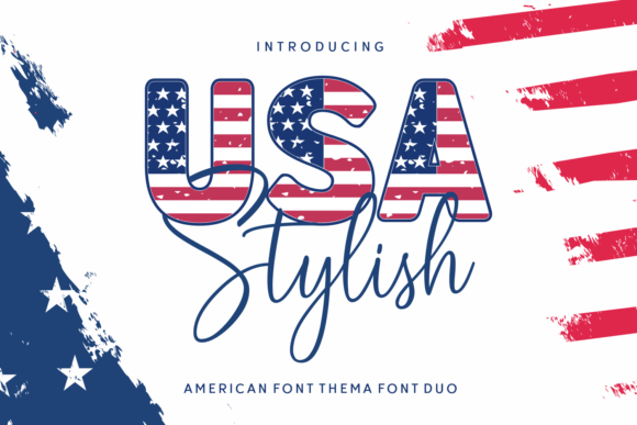 Usa Stylish: The Patriotic Typeface for High-Impact Campaigns