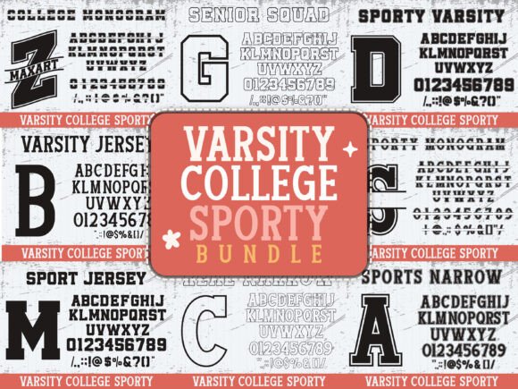 Varsity College Sporty Bundle Font Review