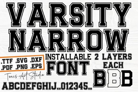 Varsity Narrow: The Classic Display Font for Handmade Brands