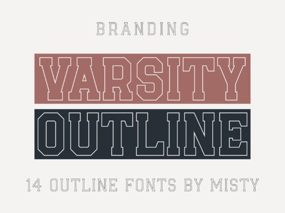 Varsity Outline: The Ultimate Display Font for Bold Branding