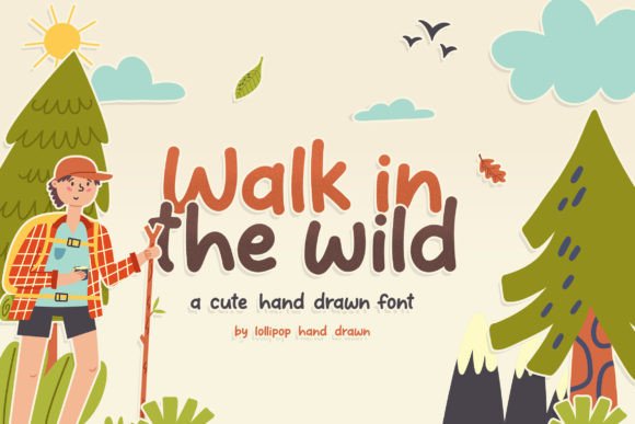 Walk in the Wild: The Quirky Handwritten Font for Campaign Success