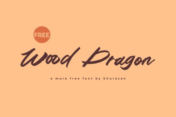 Wood Dragon: The Modern Rough Script Font for Real Branding